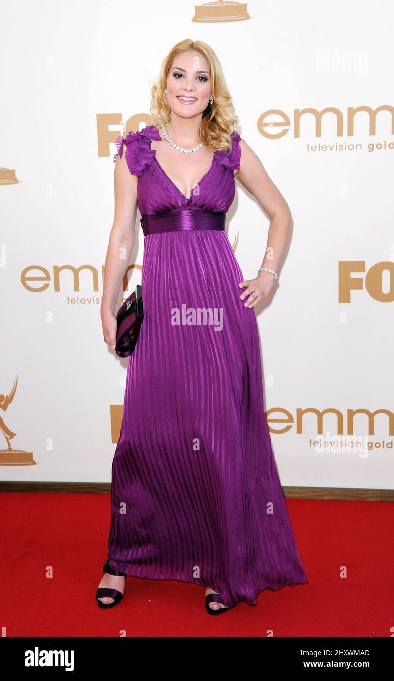 Ashley Madison attends the 63rd Annual Primetime Emmy Awards held at Nokia  Theatre L.A. in Los Angeles, California, USA Stock Photo - Alamy