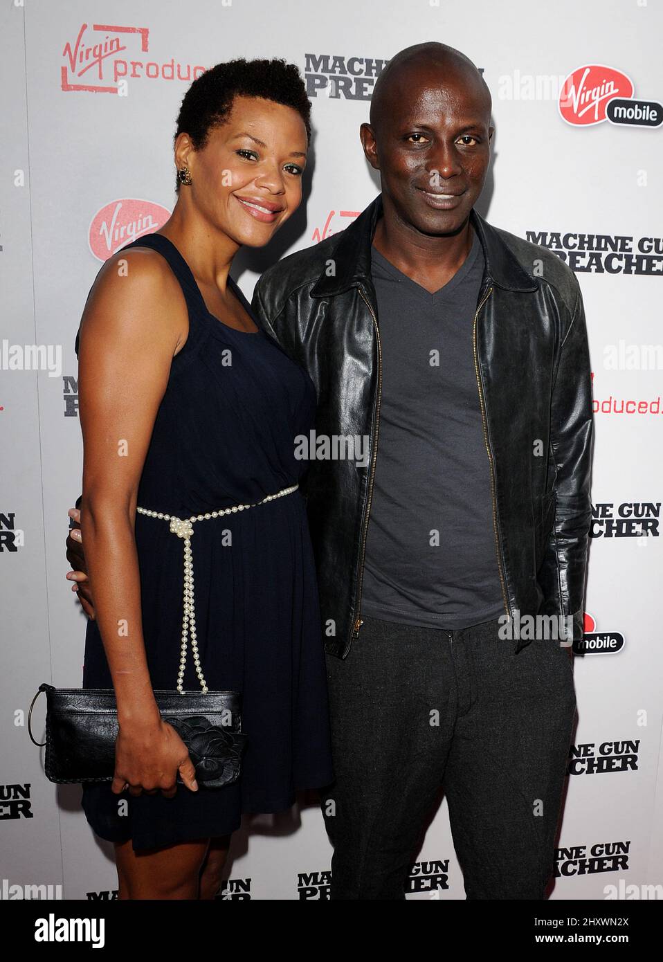 Souleymane sy savane machine gun preacher premiere hires stock