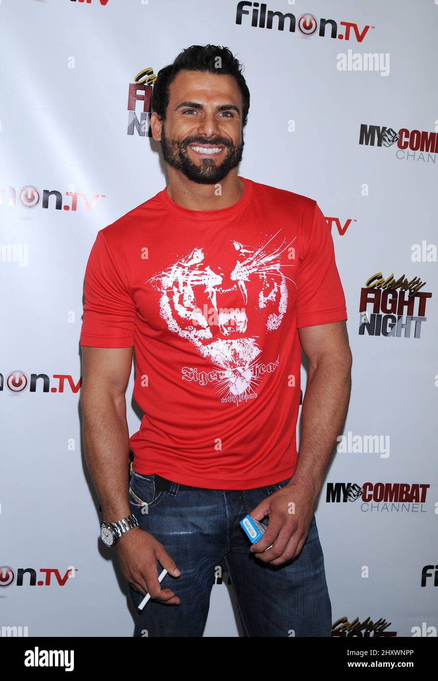 Jeremy Jackson during the "Celebrity Fight Night" press conference held
