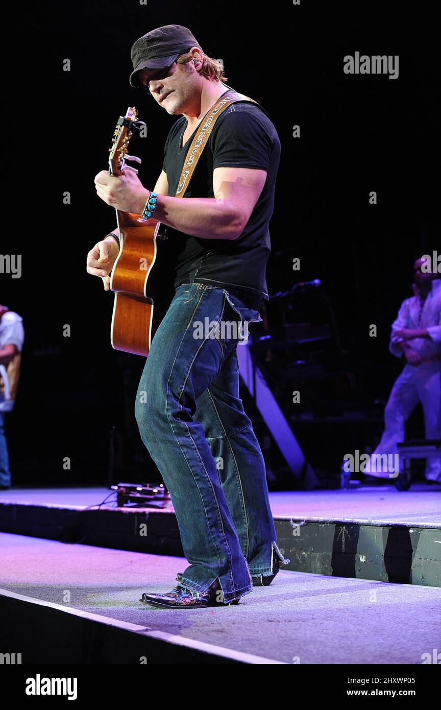 Jerrod Niemann during the 2011 H20 II Wetter and Wilder Tour on the the closing night of the World Tour that made a stop at the Time Warner Cable Music Pavilion, North Carolina Stock Photo