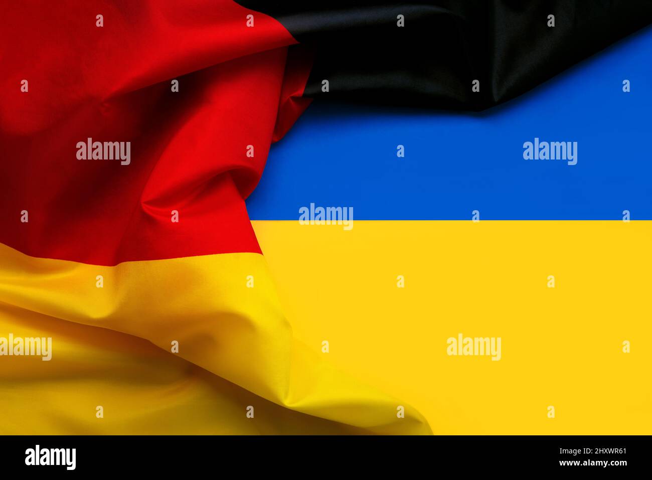 German flag and National flag of Ukraine background Stock Photo - Alamy