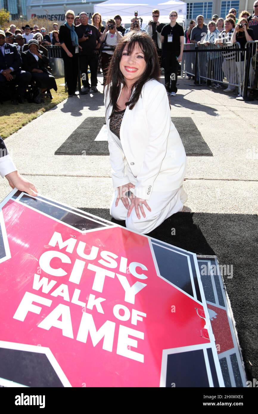 Reba Rambo McGuire and Dottie Rambo at the Music City Walk of Fame
