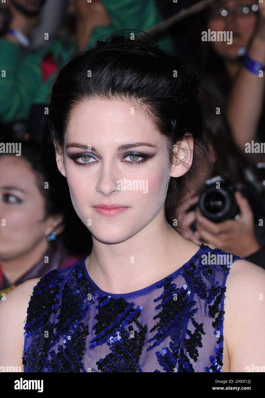 Kristen Stewart attending the premiere of 'The Twilight Saga: Breaking Dawn - Part 1' in Los Angeles, USA. Stock Photo