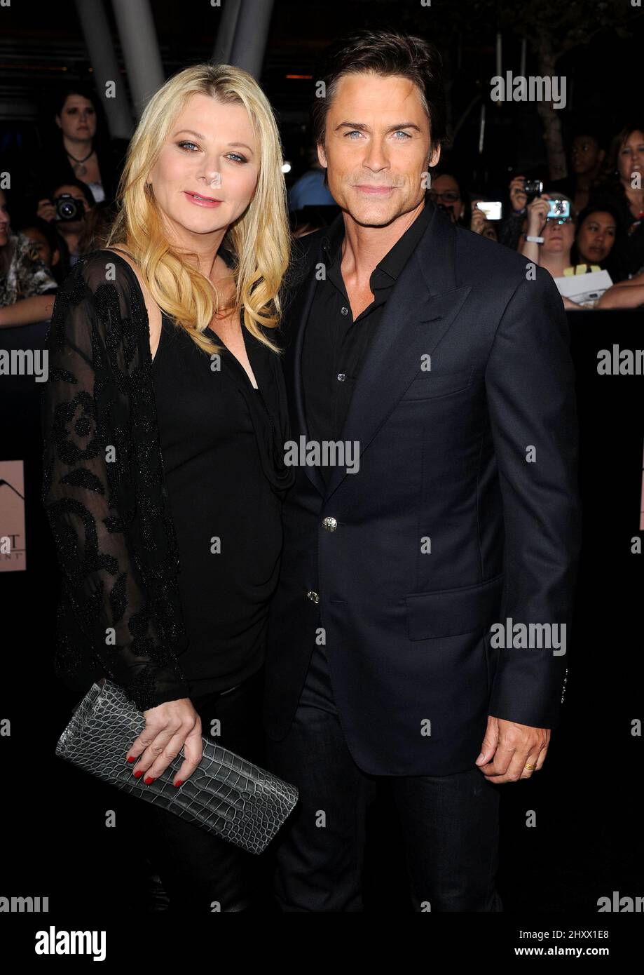 Rob Lowe and his wife attending the World Premiere of "Twilight
