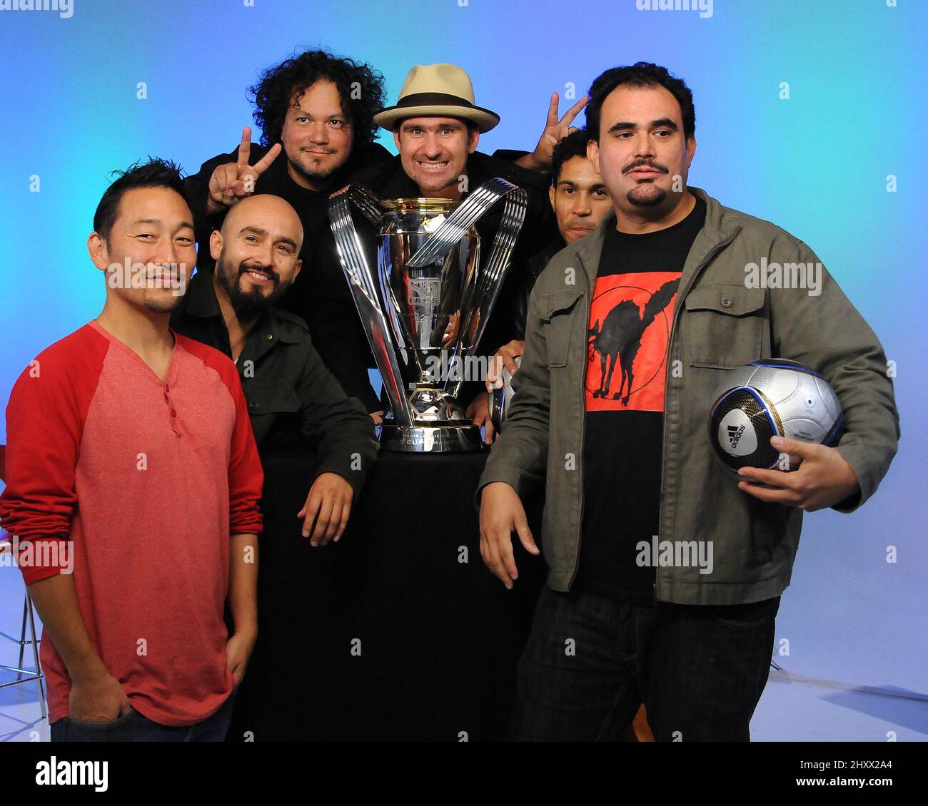 AT&T kicks off MLS Cup 2011 Championship Game with Ozomatli at Siren Studios Stock Photo