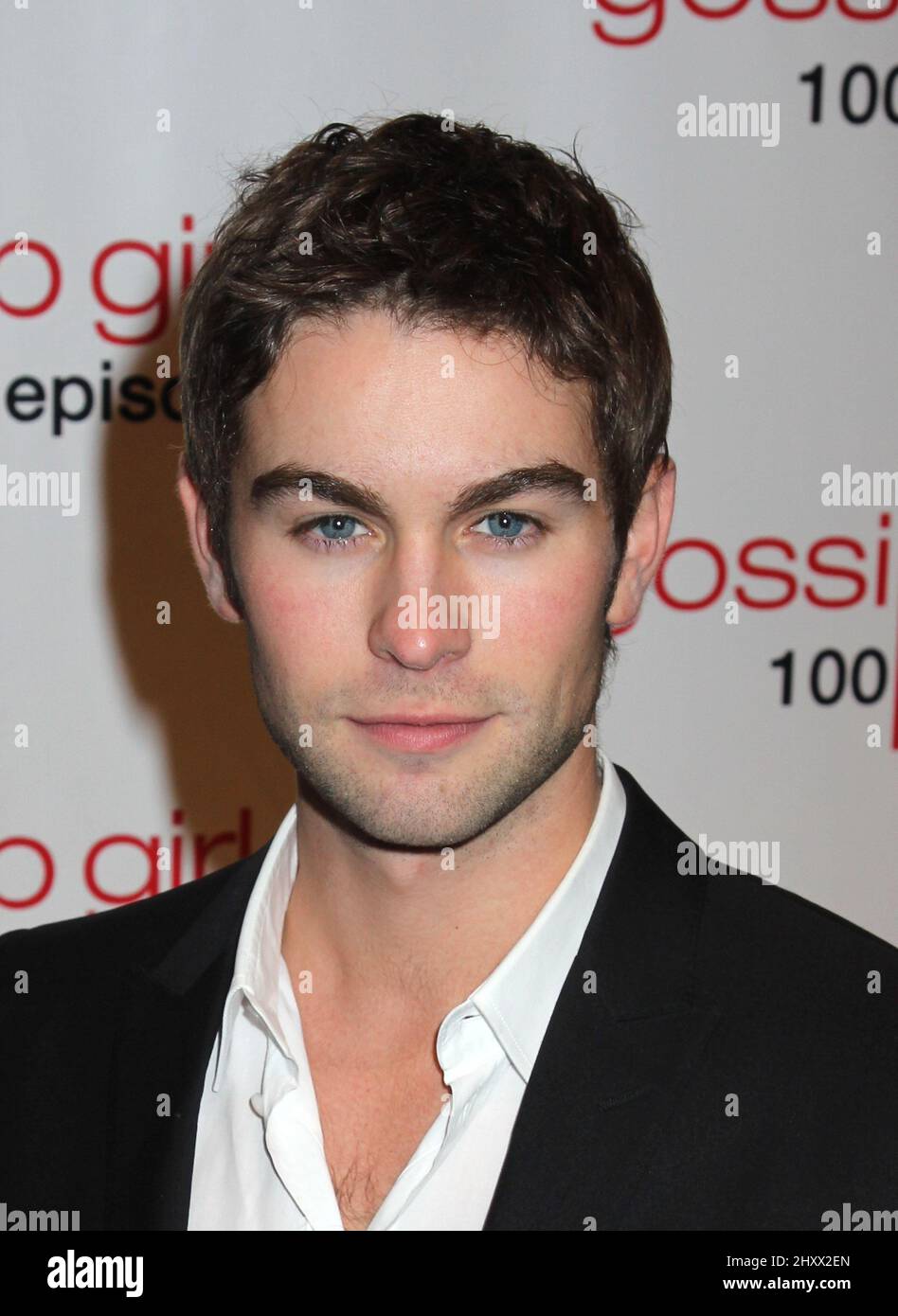 Chace Crawford at the 'Gossip Girl' 100th episode celebration at Cipriani Wall Street in New York Stock Photo