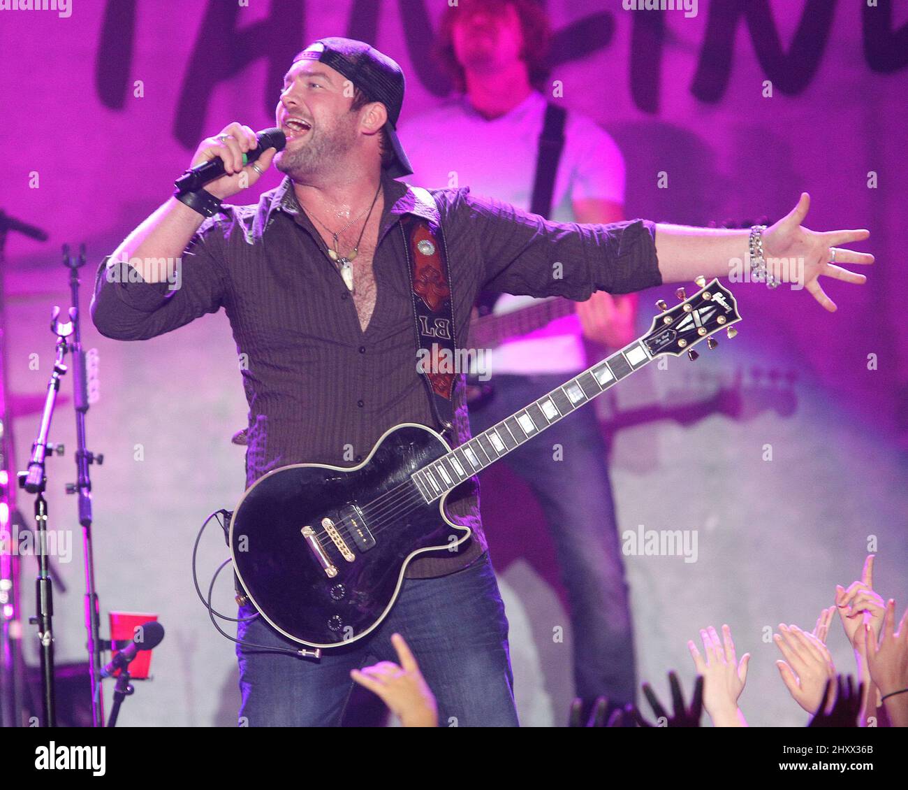 Lee Brice performs during 'CMT on Tour Luke Bryan's Tailgates and