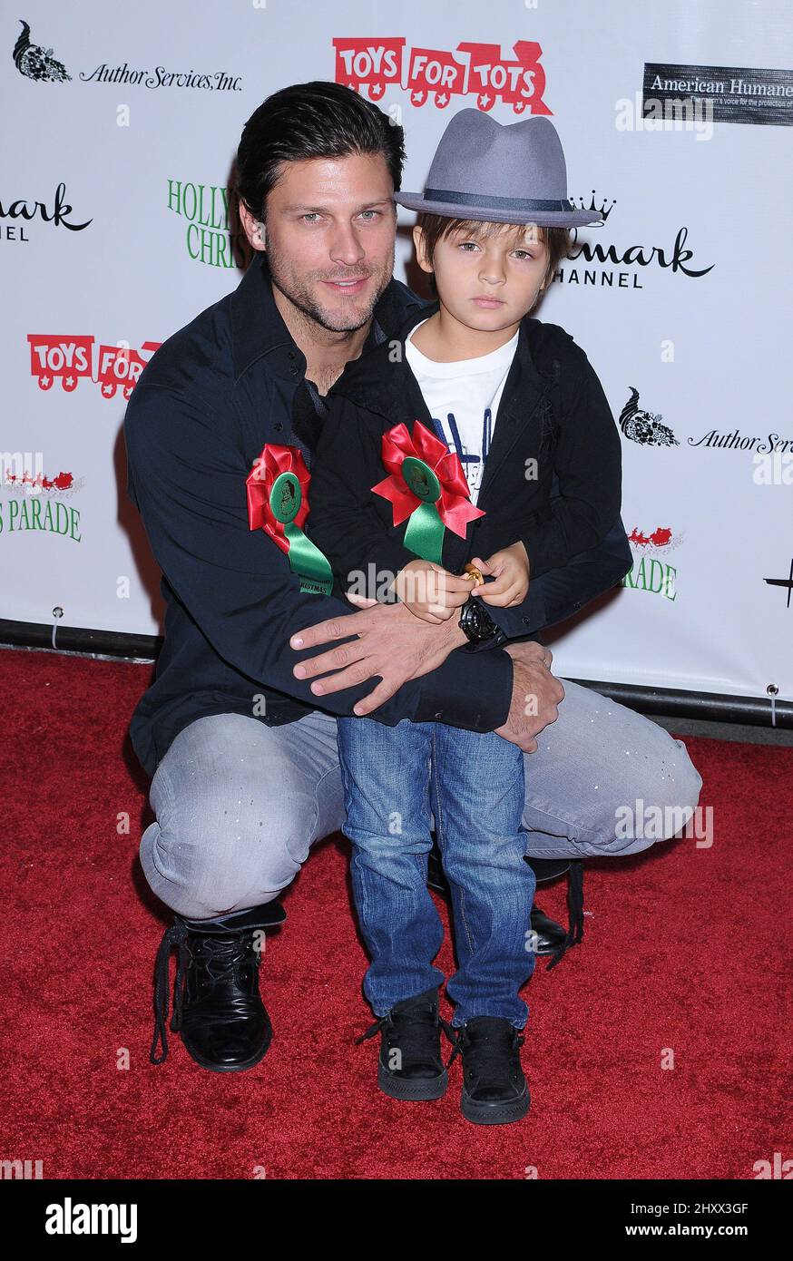 Greg Vaughn and son Jathan attending the 80th anniversary Hollywood ...