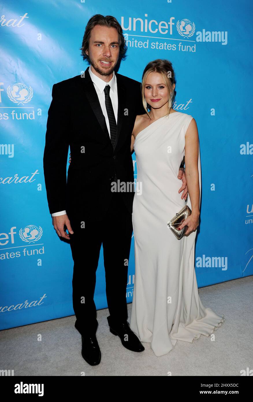 Dax Shepard and girlfriend Kristen Bell during the 2011 UNICEF Ball ...