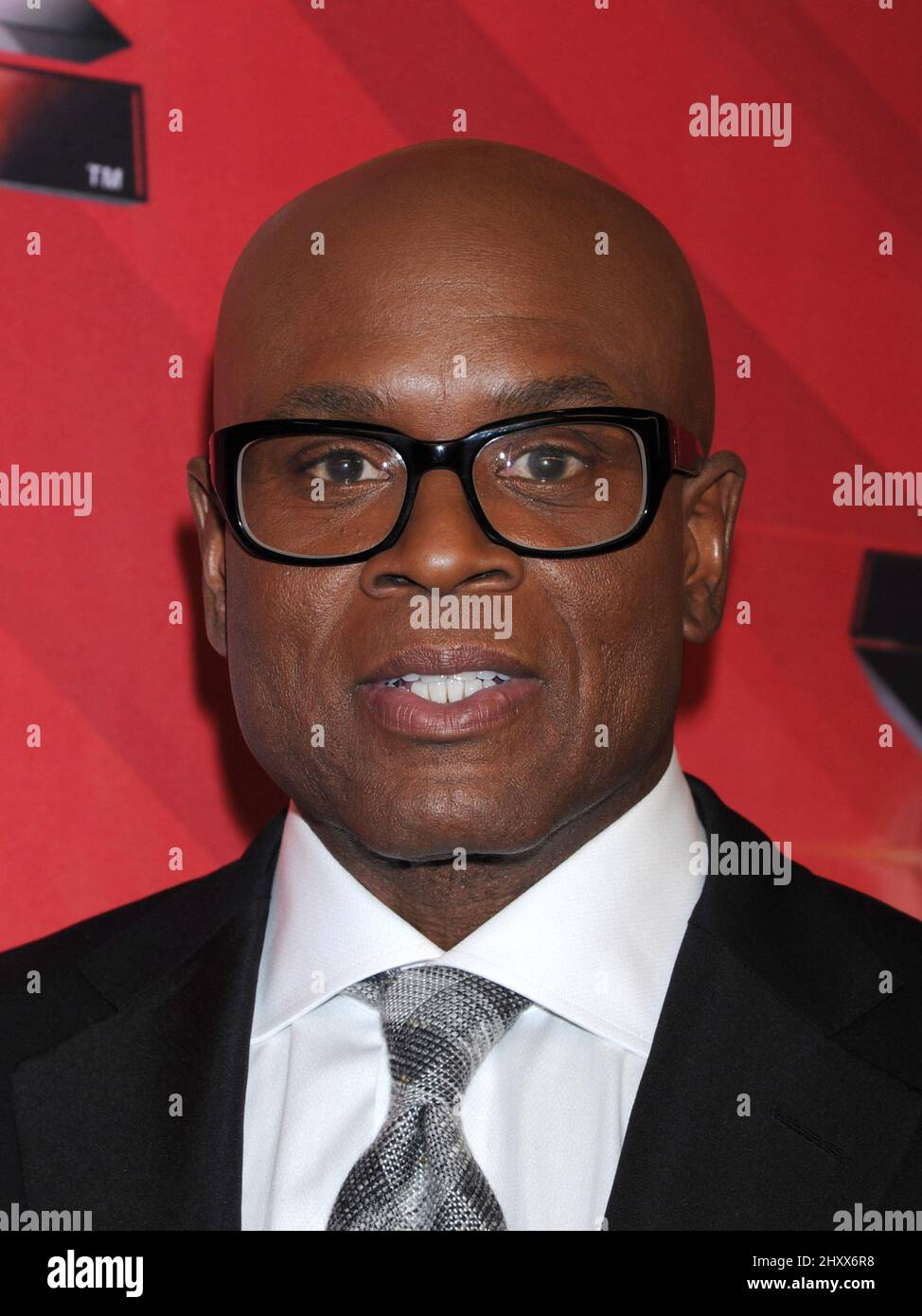 L.A. Reid at The X Factor Finale show in Los Angeles Stock Photo Alamy