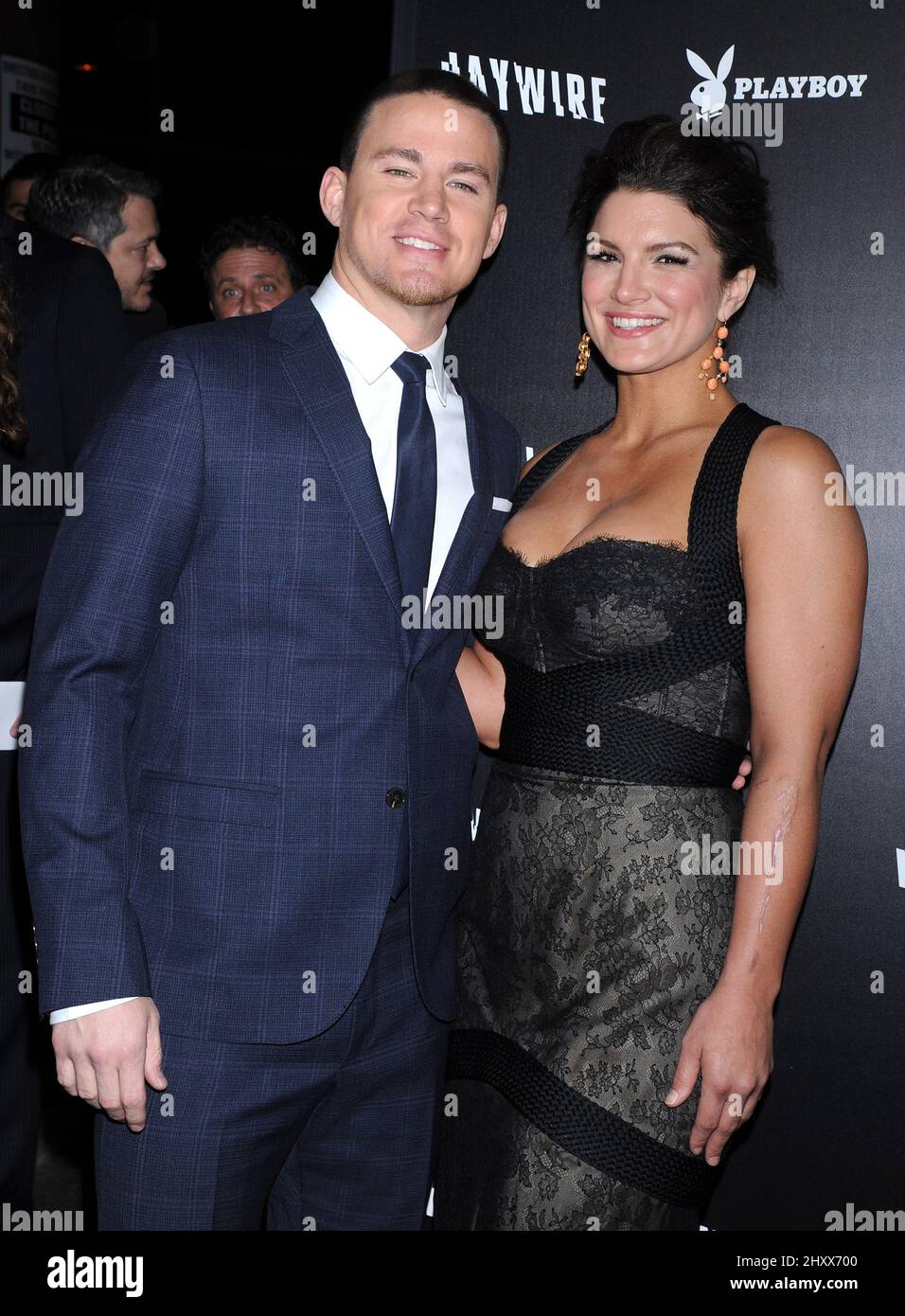 Channing Tatum and Gina Carano during the "Haywire" Los Angeles premiere presented by Relativity