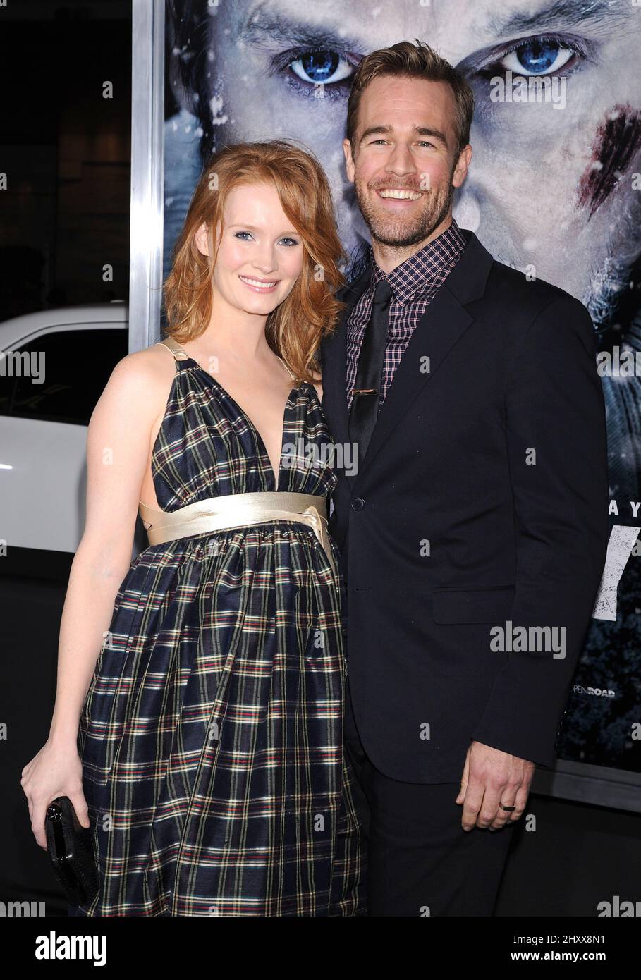 Kimberly Brook and James Van Der Beek at the world premiere of "The
