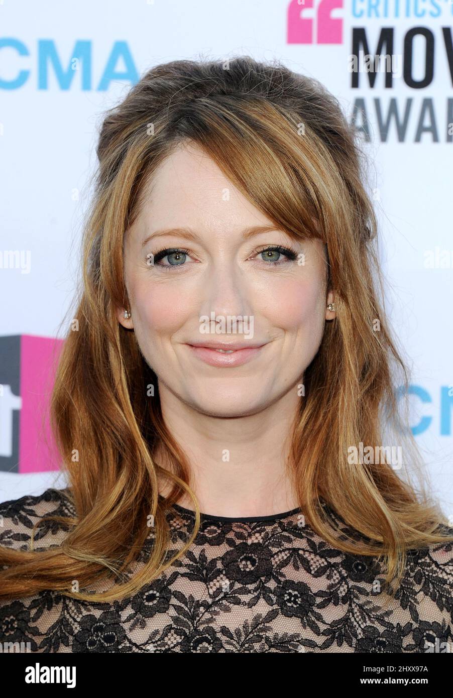 Judy Greer arriving at the 2012 Critics' Choice Movie held at the