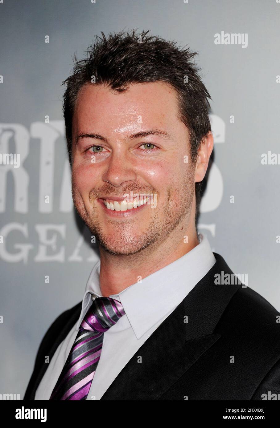 Dan Feuerriegel arriving for the "Spartacus Vengeance" Premiere held at