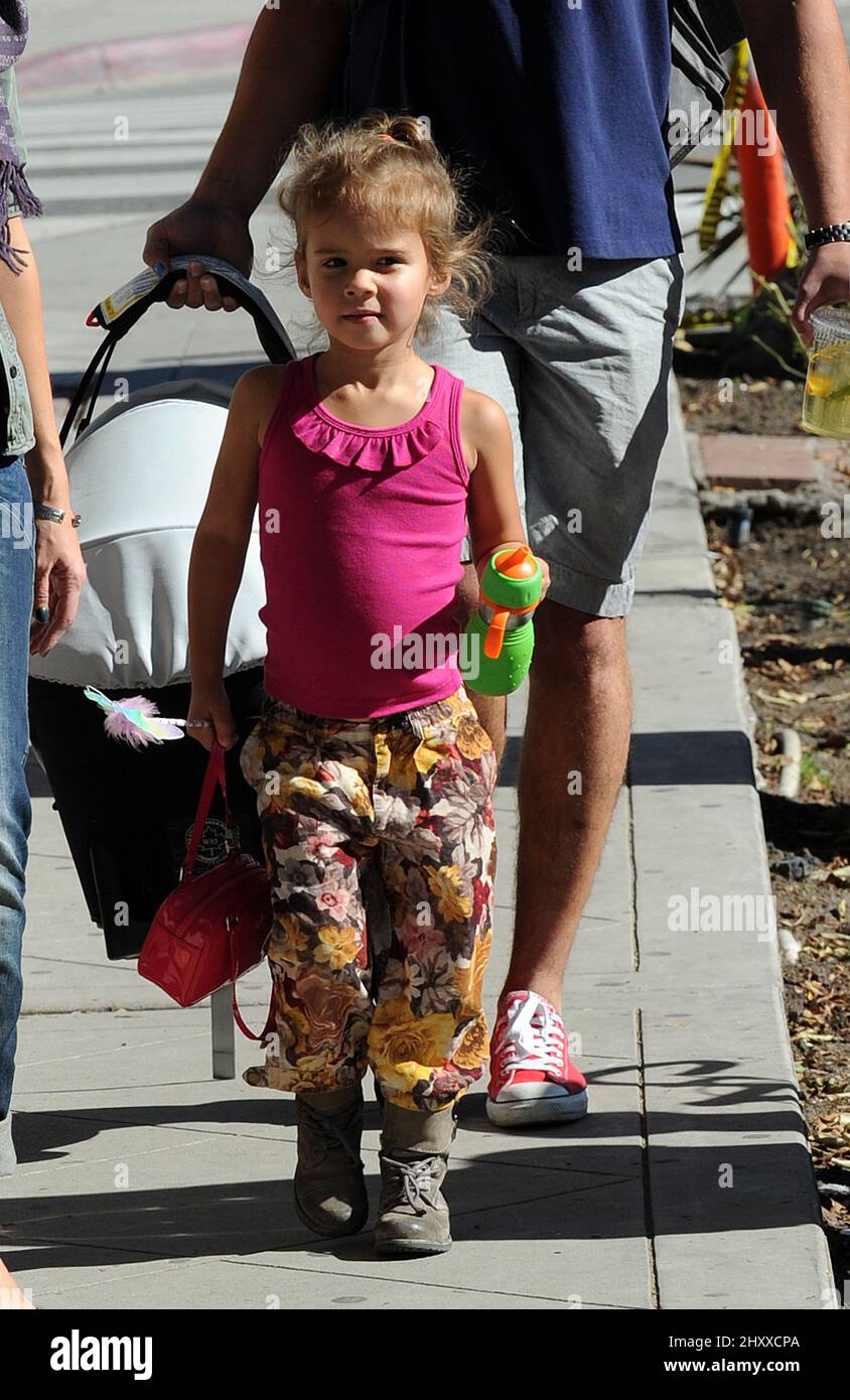 Honor Marie Warren is seen out and about in Beverly Hills, California