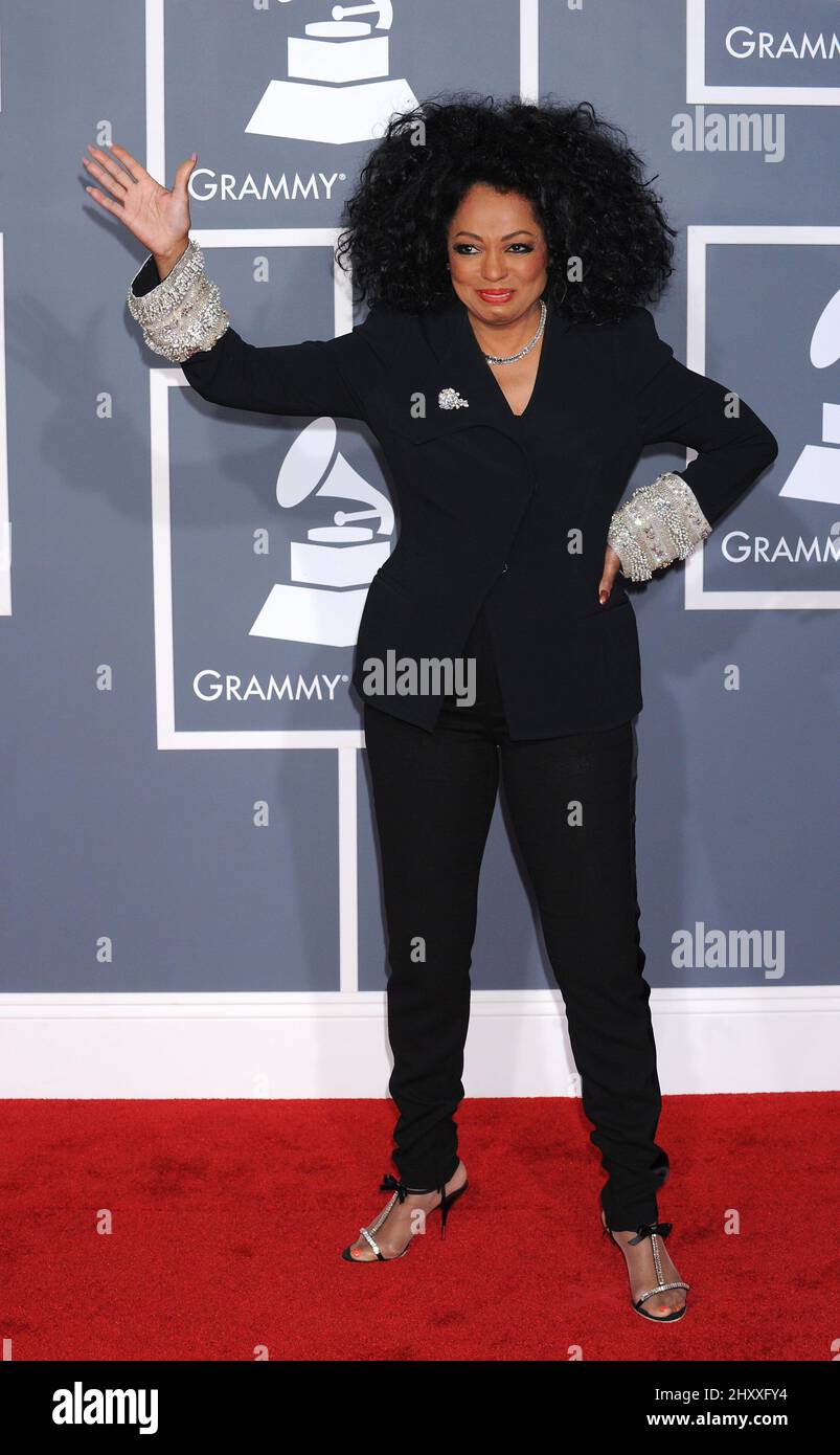 Diana Ross at the 54th Annual Grammy Awards held at the Staples Center