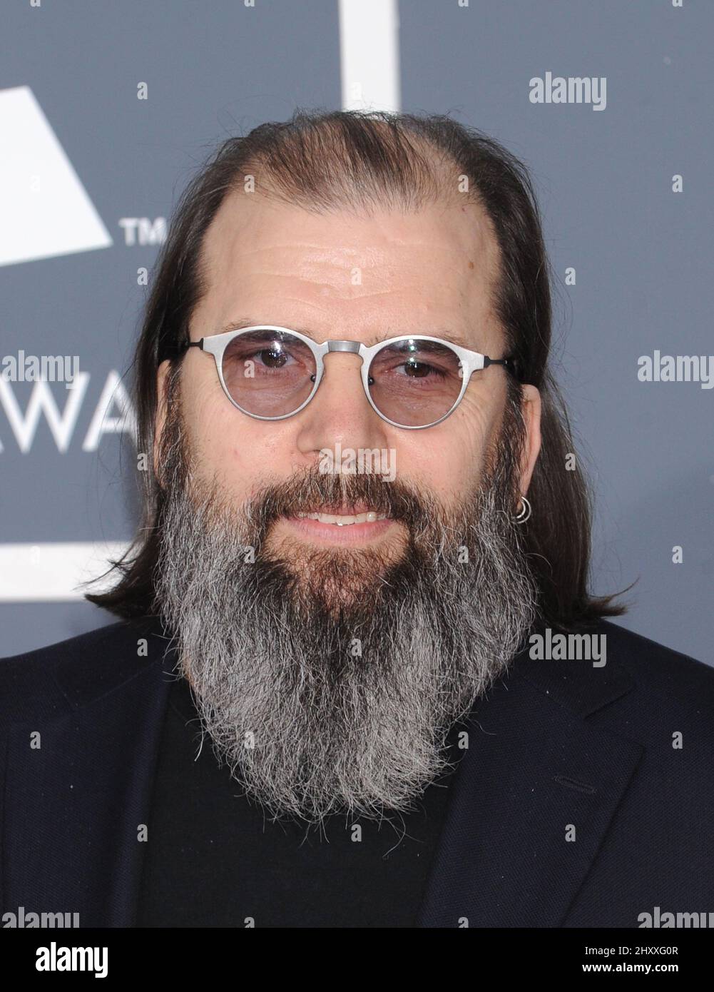 Steve Earle at the 54th Annual Grammy Awards held at the Staples Center in Los Angeles, California Stock Photo