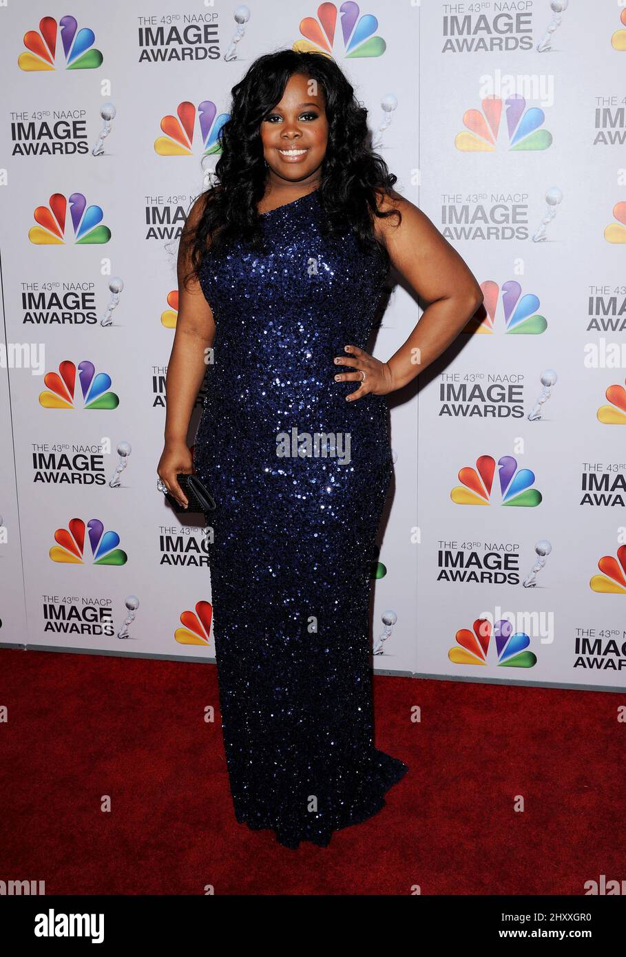 Amber Riley arriving at the '43rd Annual NAACP Awards' held at The ...
