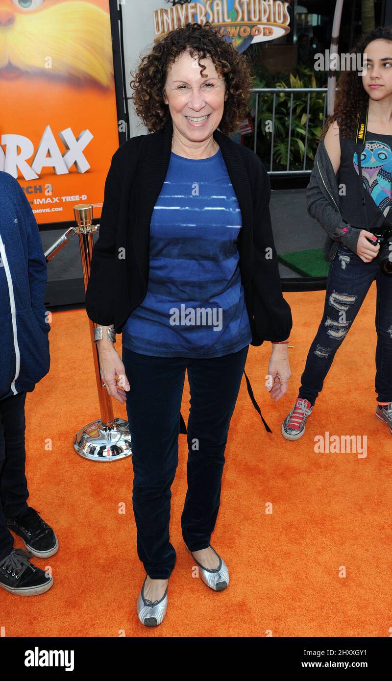 Rhea Perlman during the premiere of the new movie from Universal Pictures THE LORAX, held at Universal Studios City Walk in Los Angeles. Stock Photo