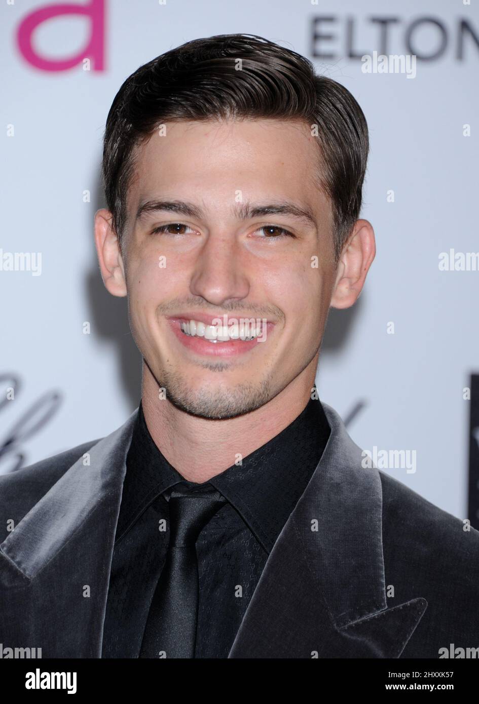 Asher Book at the Elton John AIDS Foundation Academy Awards viewing party in West Hollywood Park, California Stock Photo
