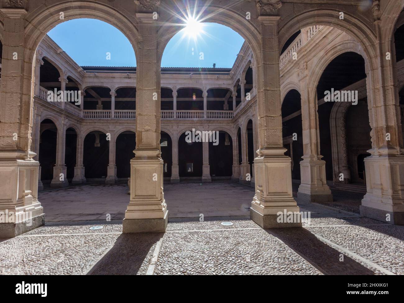Avellaneda Palace a Renaisance building in the town of Aranda De Duero. Burgos. Spain. Stock Photo