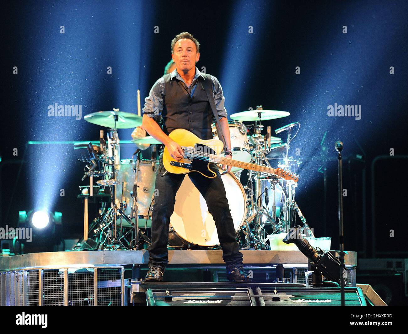 Bruce Springsteen during the 2012 Wrecking Ball tour at the Greensboro