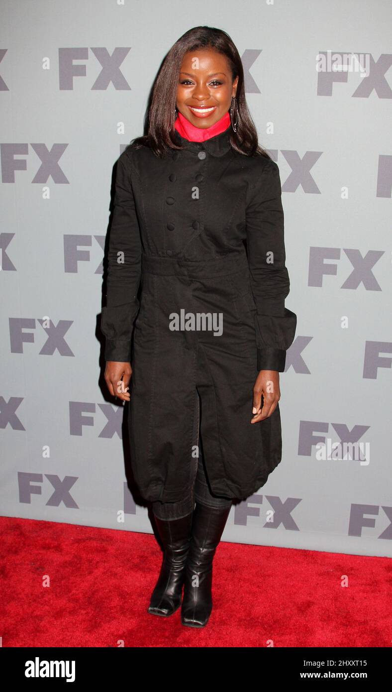 Erica Tazel at the 2012 FX Ad Sales Upfront held at Lucky Strike Bowl in New York, USA. Stock Photo
