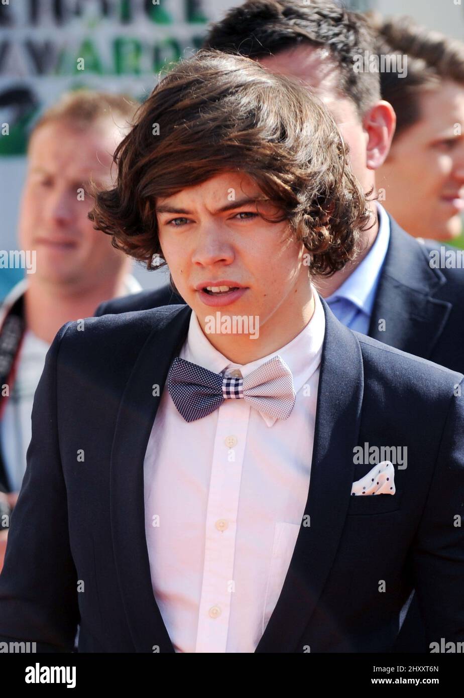 Harry Styles, of One Direction at the Nickelodeon's 25th Annual Kids