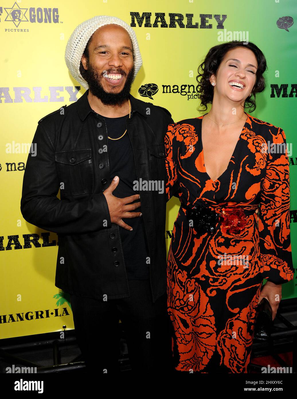 Ziggy Marley during the 'Marley' Los Angeles Premiere held at the Arc light, California Stock Photo