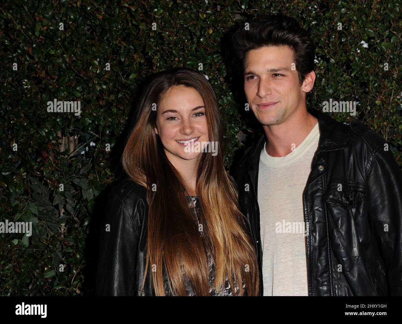 Shailene Woodley and Daren Kagasoff during the ABC Family West Coast Upfronts held at The Sayers Club, California Stock Photo