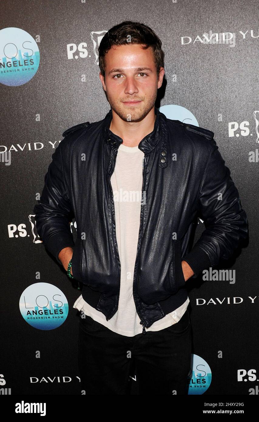 Shawn Pyfrom attending P.S. Arts Evening Of Modernism held at Barker Hanger in Santa Monica in California, USA. Stock Photo