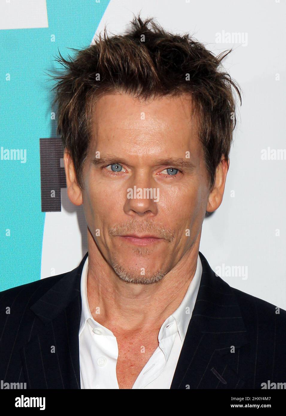 Kevin Bacon attends the FOX 2012 Upfront presentation held at Wollman Rink in Central Park. Stock Photo