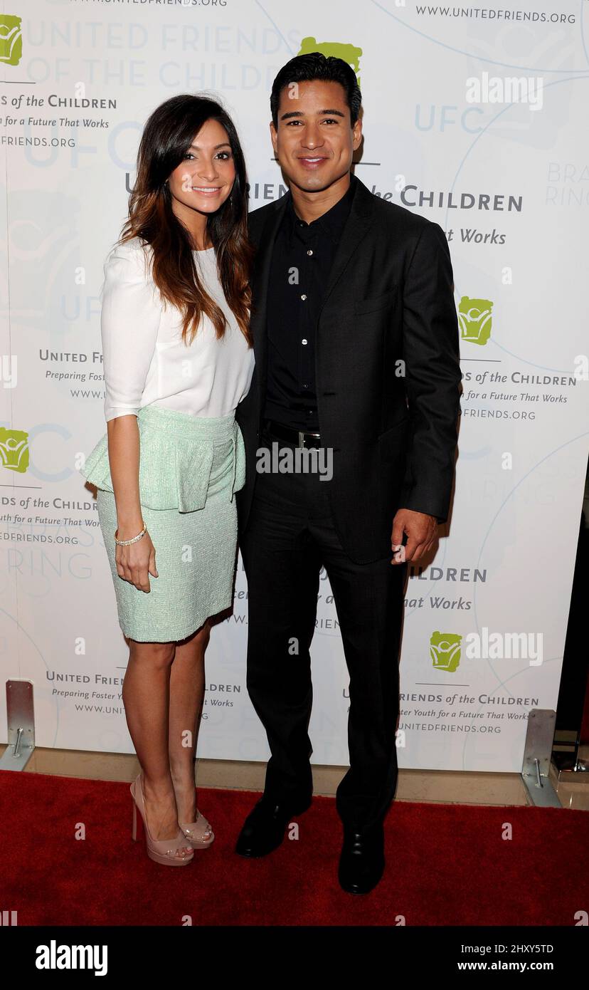 Mario Lopez and his wife during the Brass Ring Awards held at the