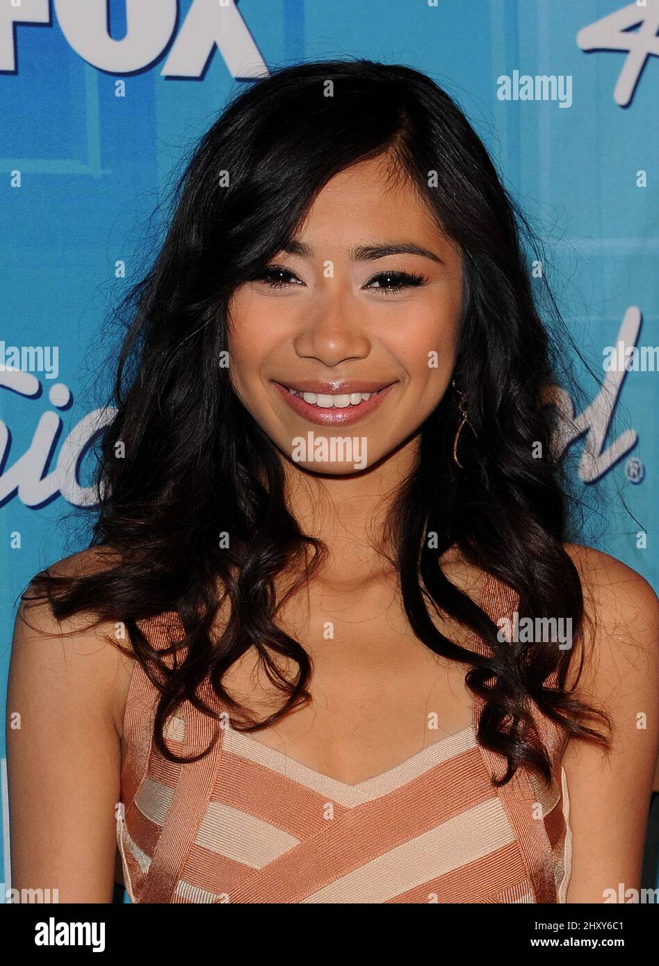 Jessica Sanchez in the press room at the 2012 American Idol Season 11