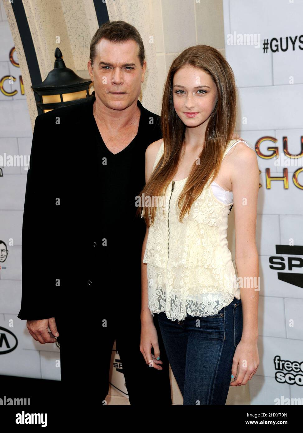 Ray Liotta and his daughter Karsen Liotta at the Spike TV's Guys Choice