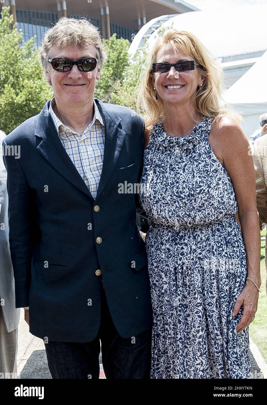 Steve Winwood and Eugenia Winwood as Steve Winwood is honoured at the 2012 Music City Walk of Fame Induction Ceremony in Nashville, USA. Stock Photo