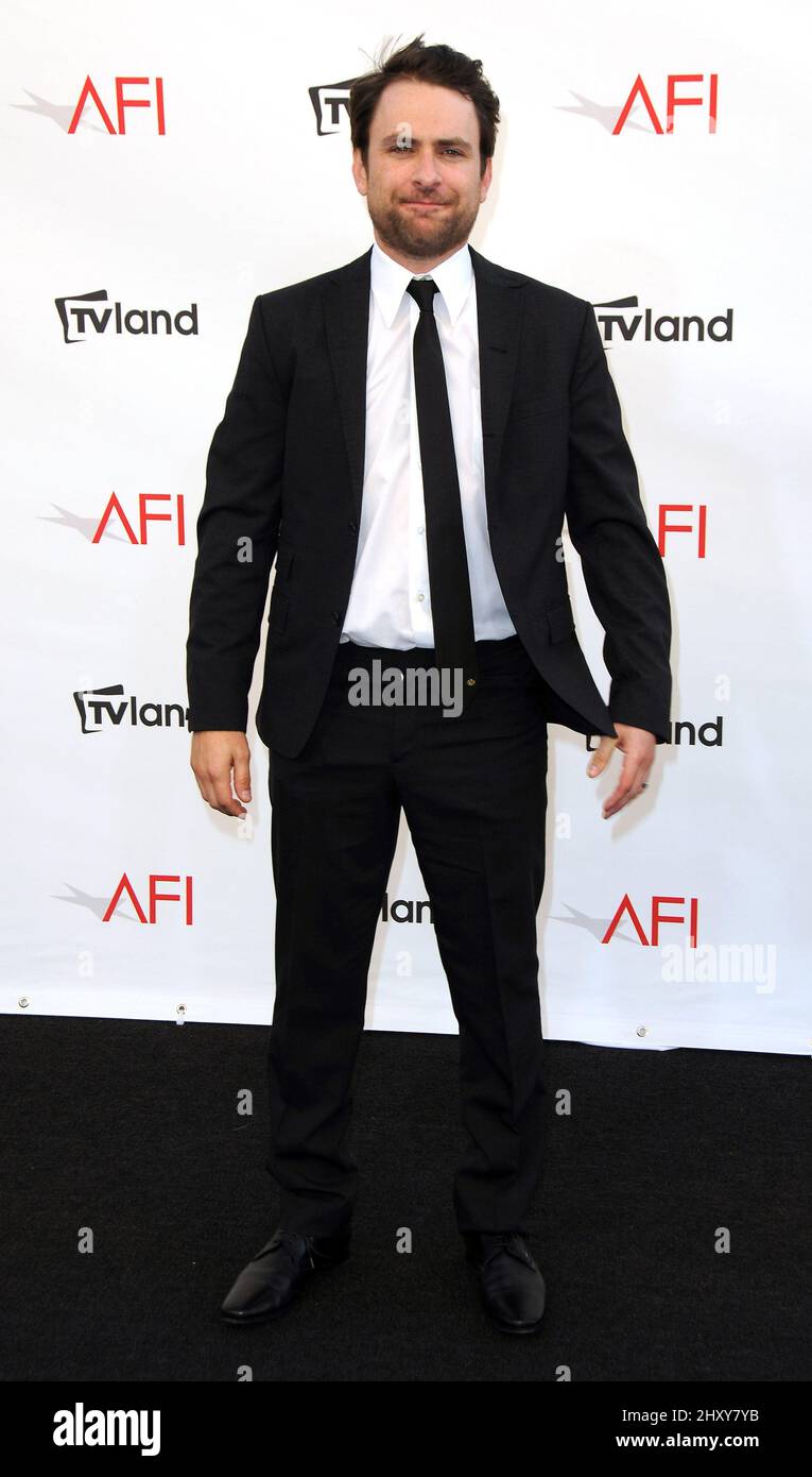 Charlie Day attending TV Land Presents: AFI Life Achievement Award Honoring Shirley MacLaine held at Sony Studios in California, USA. Stock Photo