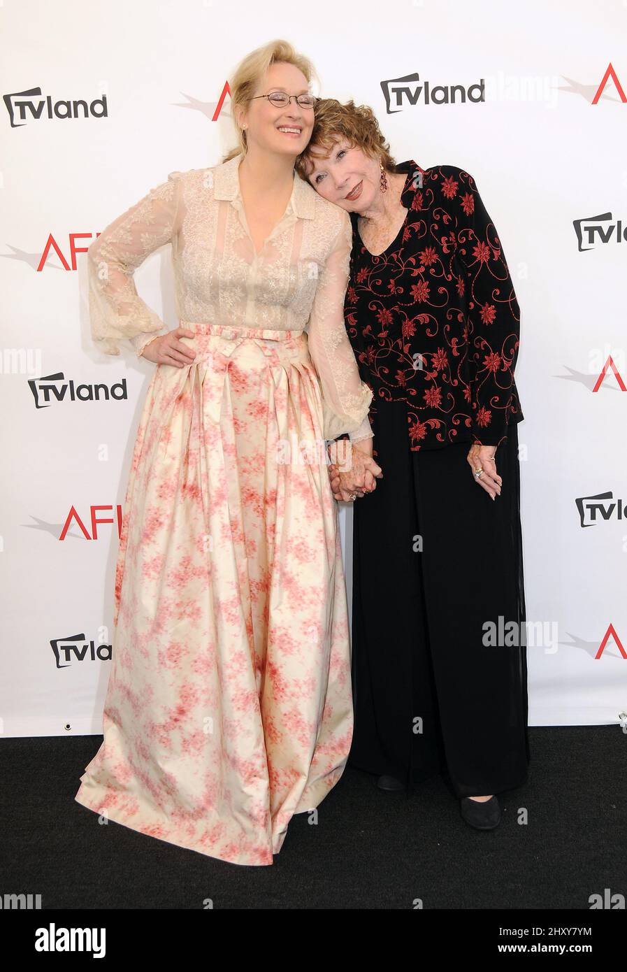 Meryl Streep, Shirley MacLaine attending the TV Land Presents: AFI Life