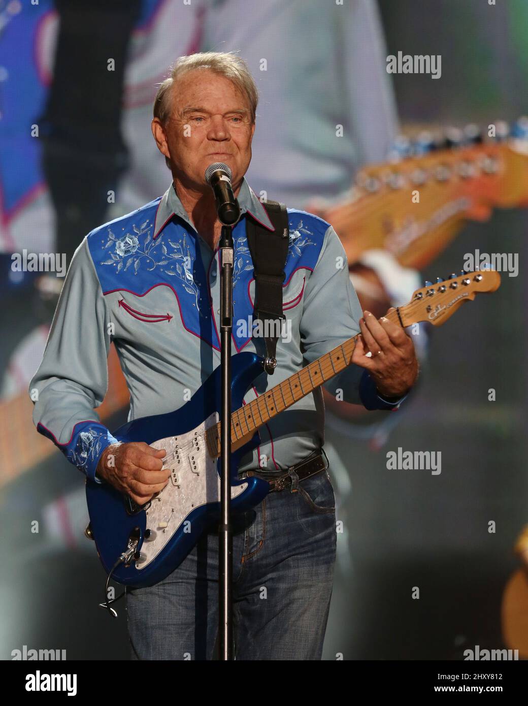 Glen Campbell - 2012 CMA Music Festival Nightly Concerts - Nashville. Stock Photo