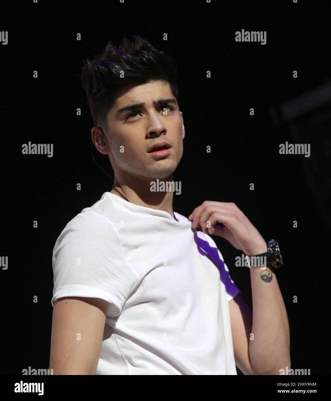 Zayn Malik of One Direction performing live in concert at the Gibson