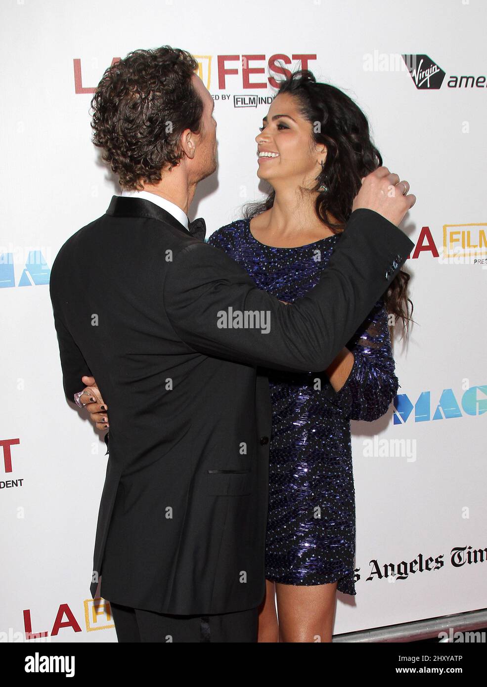 Matthew McConaughey and Camila Alves during the 'Magic Mike World