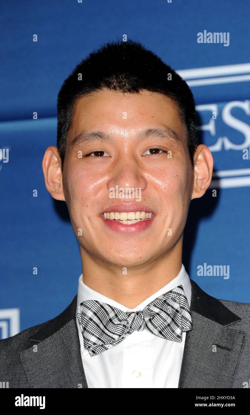Basketballer Jeremy Lin at the 2012 ESPY Awards Press Room held at the Nokia Center, Los Angeles. Stock Photo