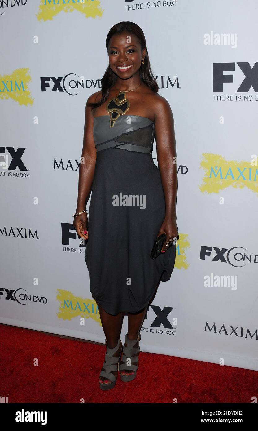 July 13, 2012 San Diego, Ca. Erica Tazel 2012 Comic Con - Day 2 'Maxim and FX Comic-Con' Party held at the Andaz Stock Photo
