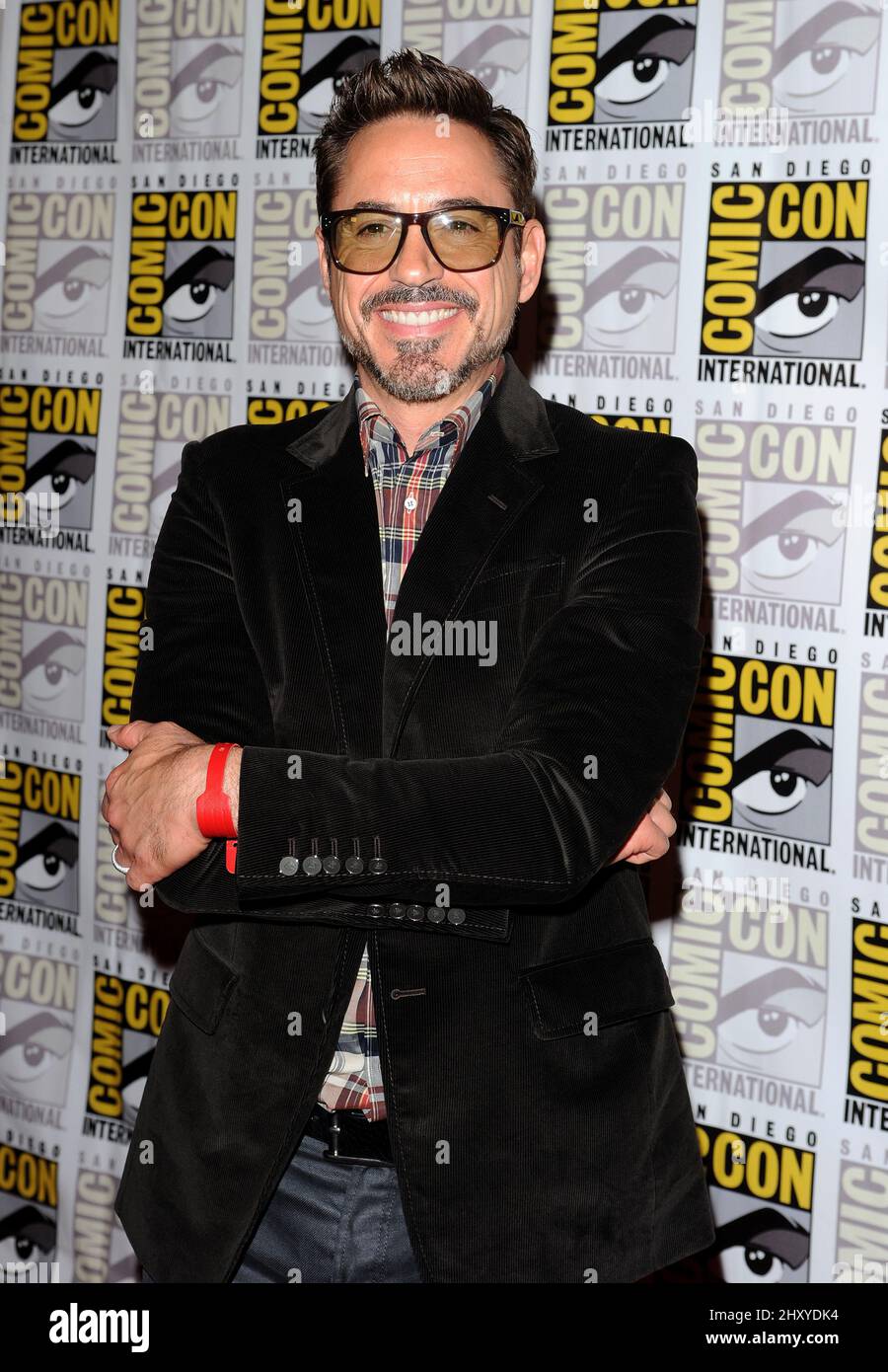 Robert Downey Jr. 2012 Comic Con - Day 3 'Iron Man 3' Photo Op held at the Bayfront Hilton Stock Photo