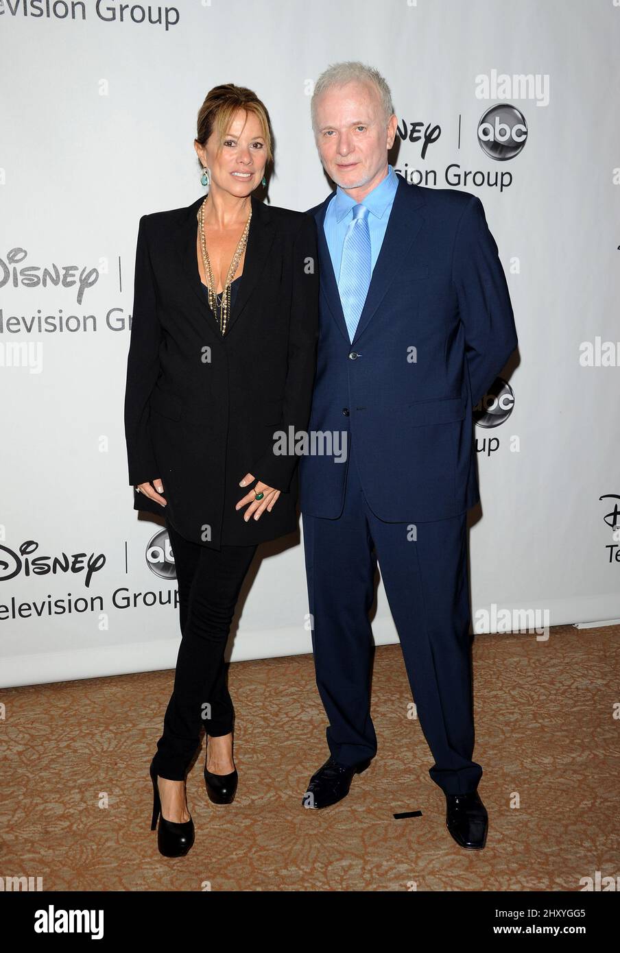 Anthony Geary and Nancy Lee Grahn attending the ABC All-Star Summer TCA Party 2012 held at the Beverly Hilton Hotel in Los Angeles, USA. Stock Photo