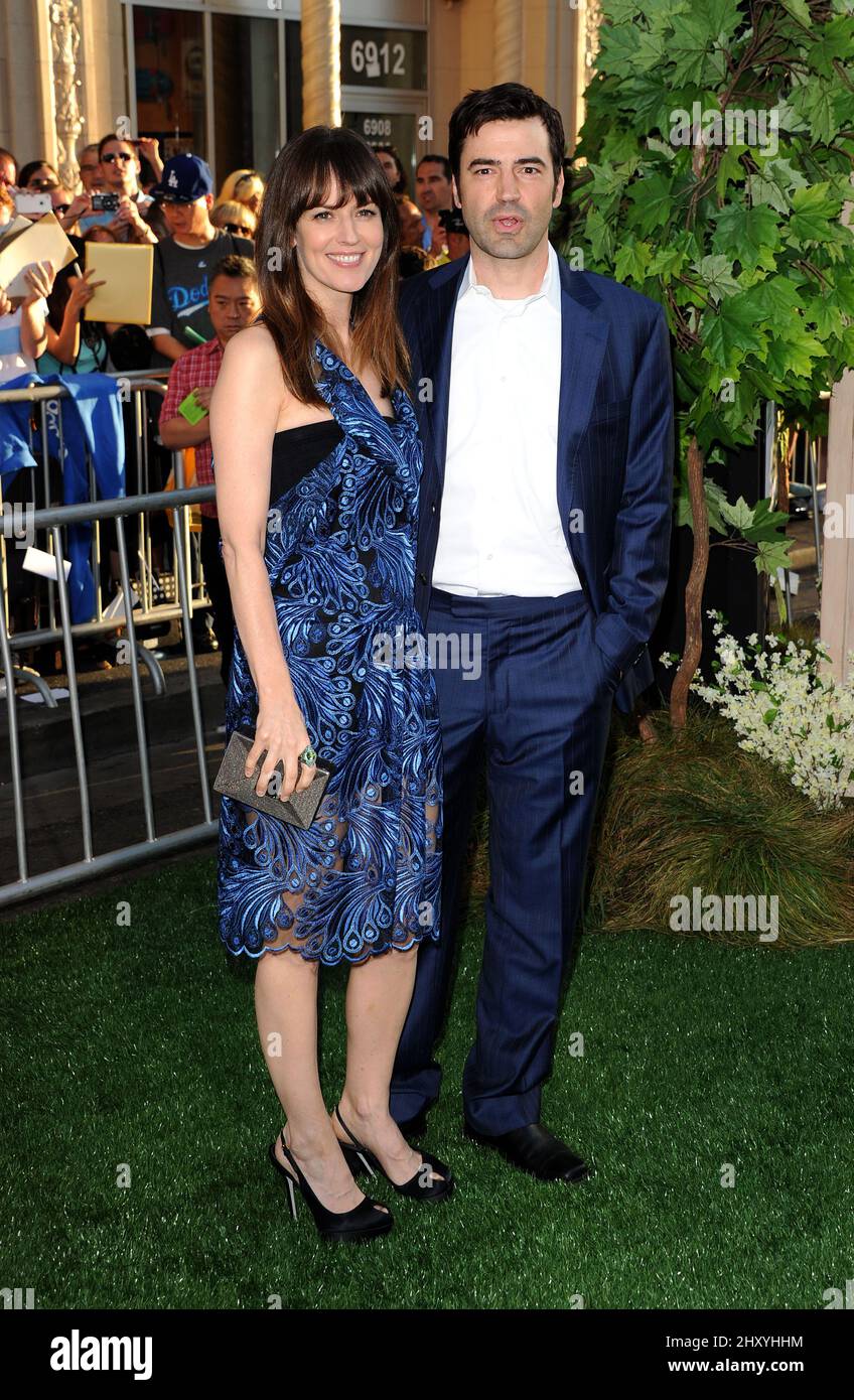 Rosemarie DeWitt and Ron Livingston attends "The Odd Life Of Timothy