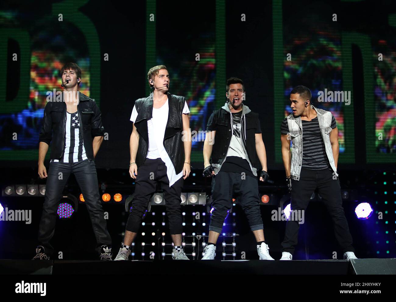 Big Time Rush perform live in concert at Bethel Woods Center for the ...