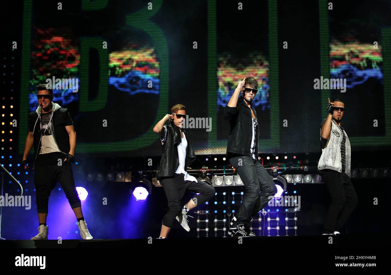 Big Time Rush perform live in concert at Bethel Woods Center for the ...