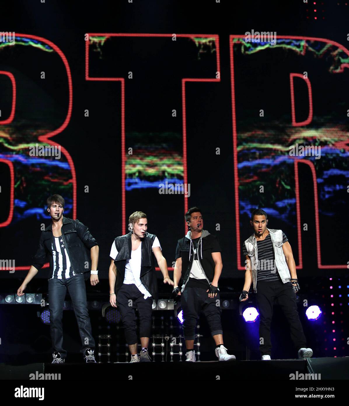 Big Time Rush perform live in concert at Bethel Woods Center for the ...