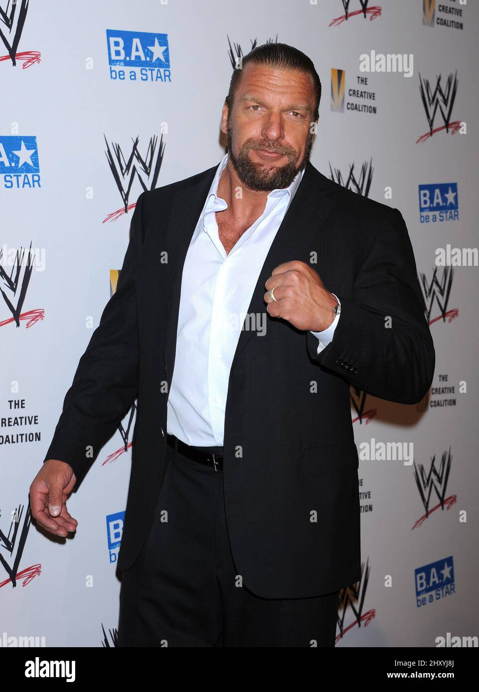 Triple H attends the WWE SummerSlam VIP Kick-Off Party held at the Beverly Hills Hotel, Los Angeles, California. Stock Photo